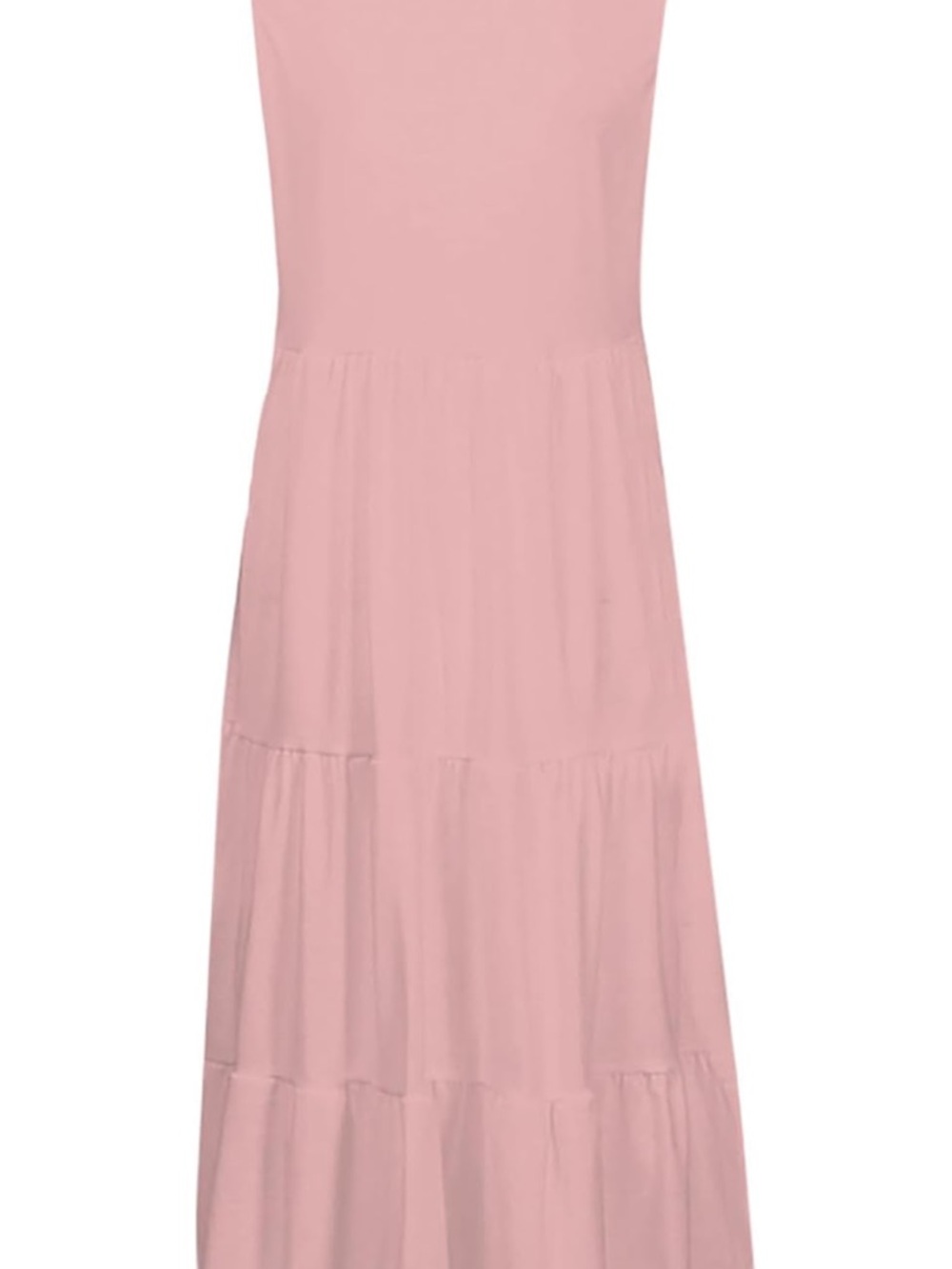 Sleeveless Pink Summer Dress - Picture 5 of 6